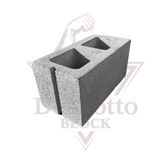 8X8X16R Double Corner Concrete Block
